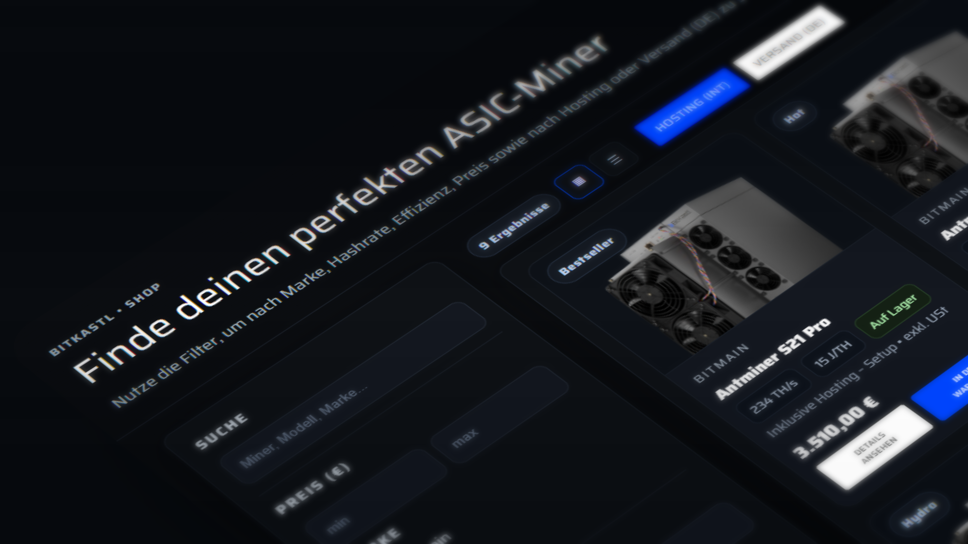 BitKastl Website Vorschau